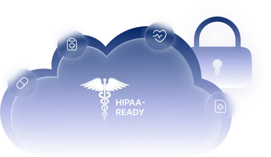 We add a HIPAA compliance wrapper around it — a structured layer of: